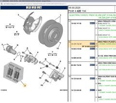 Psa Arka Fren Balata Takımı 1689800380 1643574280