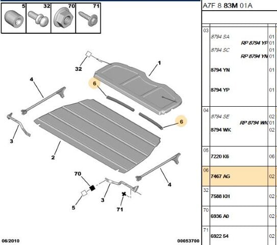 Arka Panel Yapıştırm Bant 207 (7467.AG)
