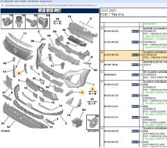 Psa Ön Tampon Yan Plastik Kapak Takımı