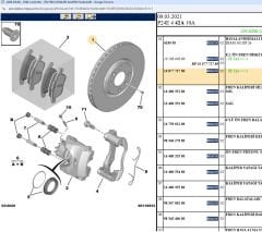Eurorepar Ön Fren Diski 4249.J8 1618864980