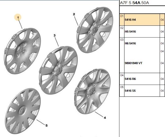 Jant Kapağı Kapagı 207 (5416.H4)