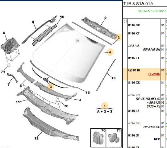 Ön Cam Atermik Atermık 206 Sensörlü (8116.Q3) (,08120.F2,8123.58,ÇITA ,MESNET TAKOZU ,ÖN CAM ,1616881380)