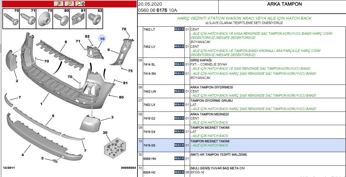 Mesnet Takım C4pc (7416.E4)