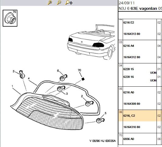 Ampul 5w 12v (standart) (6372.19) (,06216.C2,LAMBA )