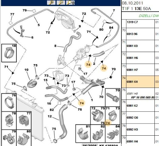 Kelepçe Yeni No 6981k4 04 Metal (6981.K4) (,06981K4.04,6981.84)