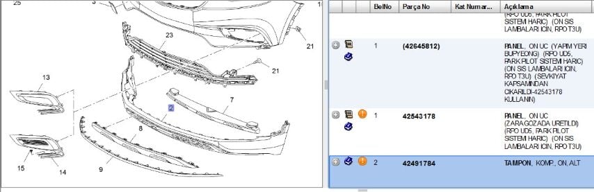 Ön Tampon Alt Mokka X On (42491784)