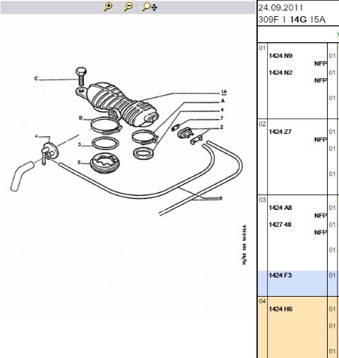 Filtre Contası Fıltre Partner Benz (1424.H6)