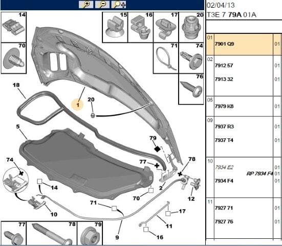 Motor Kaputu 206 (7901.Q9) (,0,00007901R5,7901.R5)