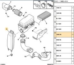 Hava Kutu 406 607 807 Expert C8 Jumpy (1426.3A)