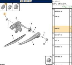 Silecek Motor Plast Somun (6405.EP) (,06405EP)