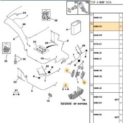 Açılır Tavan Motor Muhafa (8484.F6)