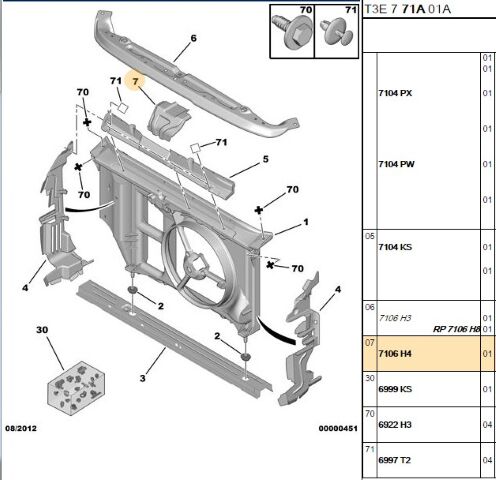 Ön Panel Kilit Saçı 206 (7106.H4)