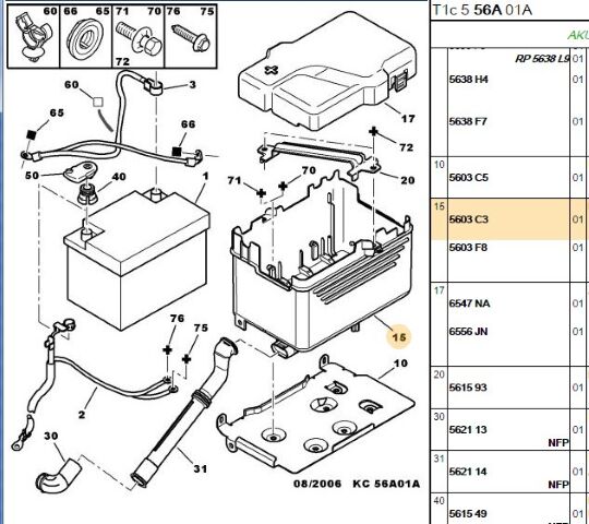 Akü Kutusu (5603.C3) (,05603.F4)