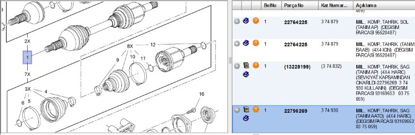 Aks Sağ İnsg A20nht Mılı On A20dt Tanım=aatd Insıgnıa (22796269)
