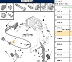 Debriyaj Teli 206 (2150.EF) (,02150.X5)