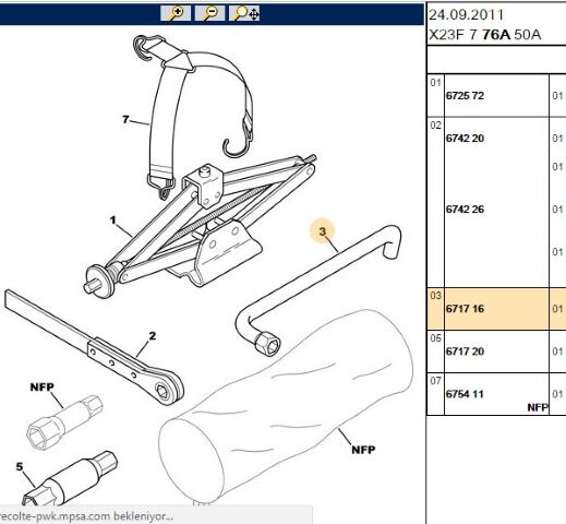 Bijon Anahtarı Bıjon 1800 Boxer 06-671716 (6717.16)