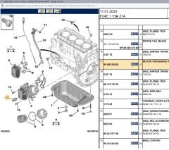 Psa Motor Yağı Basınç Müşiri 3557012