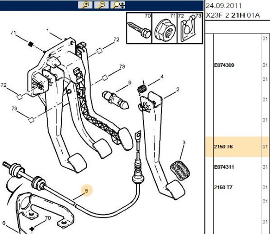 Debriyaj Teli Debrıyaj Telı Boxer (2150.T6) (,02150.J4)