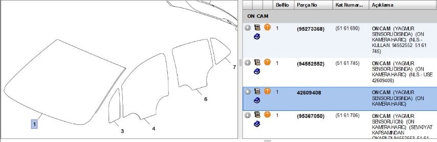 Ön Cam Mokka Sensörsüz Kamerasız On / Mokka-x (yagmur Sensoru Dısında) (on Kamera Harıc) (42609408) (,094552552)