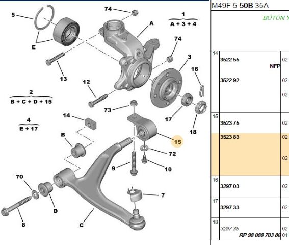 Salıncak Burcu Partner Mesnetti (3523.83)