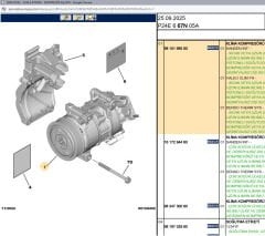 Psa Klima Kompresörü 09675659880 9807722580 9827528980 9809274280 9827850380)