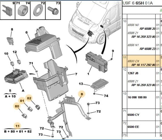 Sigorta Kutu Bağlan Ayağı (6500.CX) (,0SİGORTA KUTU BAĞLAN AYAĞI,BEY KUT MESNEDİ ,1611729280)