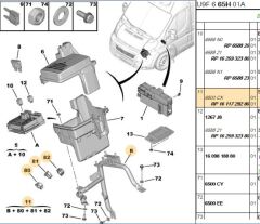 Sigorta Kutu Bağlan Ayağı (6500.CX) (,0SİGORTA KUTU BAĞLAN AYAĞI,BEY KUT MESNEDİ ,1611729280)