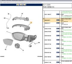Psa Sol Ayna Kapağı