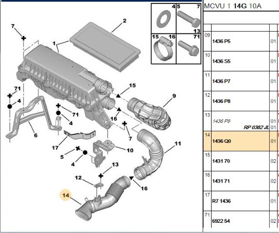 Hava Filitre Girişboru Nemo Filtre Hortumu (1436Q0)