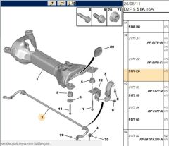 Arka Viraj Demiri Vıraj Demırı 407 508 C5 (x7) (5170.E8) (,05170.C7)