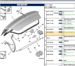 Psa Bagaj Kapağı Kilidi