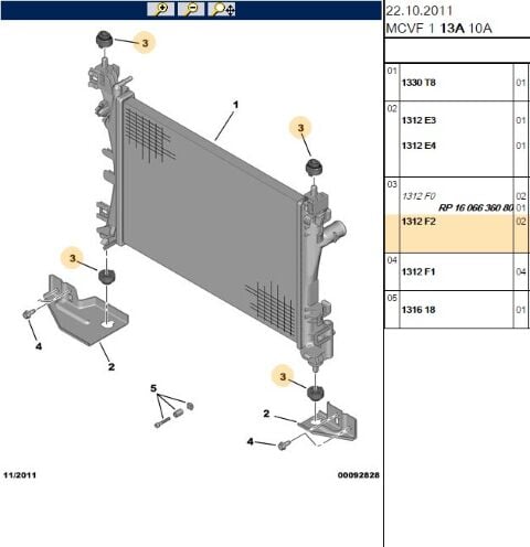 Radyatör Bağlantı Plastik 1 3 Bıpper/nemo/fıorıno (1312.F2) (,01312F2,1312.E6,95510460)