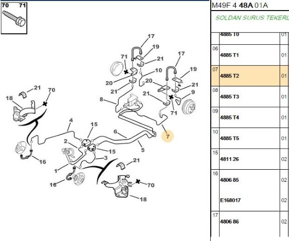 Fren Borusu Uz 1260 Uzun (4885.T2)