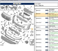 Psa Kör Nokta Sensörlü Sac Ön Tampon