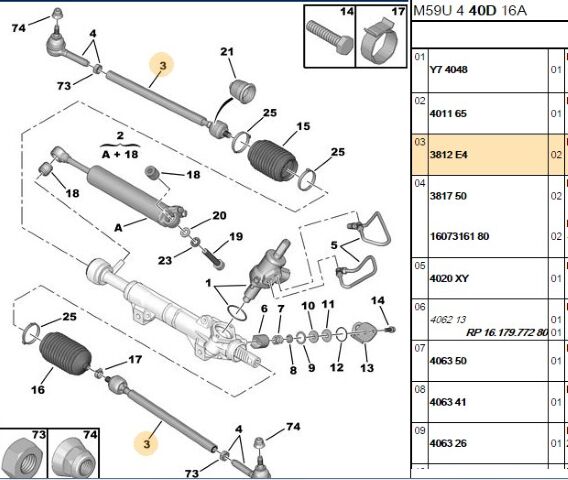Rot Kolu Partner Dw10/dv6 (3812.E4)