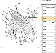 Kaput Kilidi Motor Kılıdı Boxer-2 (eski No 7934 65) (7934.93) (,07934.65)
