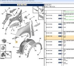 Psa Sağ Ön Çamurluk Bağlantı Ayağı