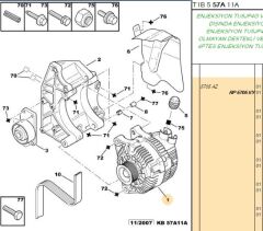 Alternatör (5705.5V) (,05705.5U,5705.AZ,5705.4J,5705.4K,ALTERNATÖR)