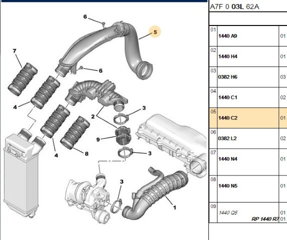 Turbo Hava Hortumu (1440.C2)