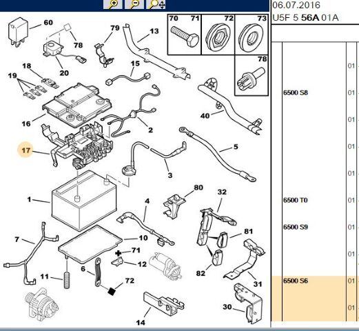 Akü Sigorta Kutusu Sıgorta (6500.S6) (,06500.Q6)
