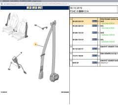 Psa Sağ Ön Emniyet Kemeri