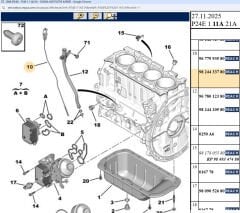 Psa Yağ Çubuğu Motor Yağı Göstergesi