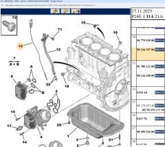 Psa Yağ Çubuğu Motor Yağı Göstergesi