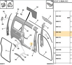 Sağ Arka Çamurluk (8501.N8) (,08501.K3)