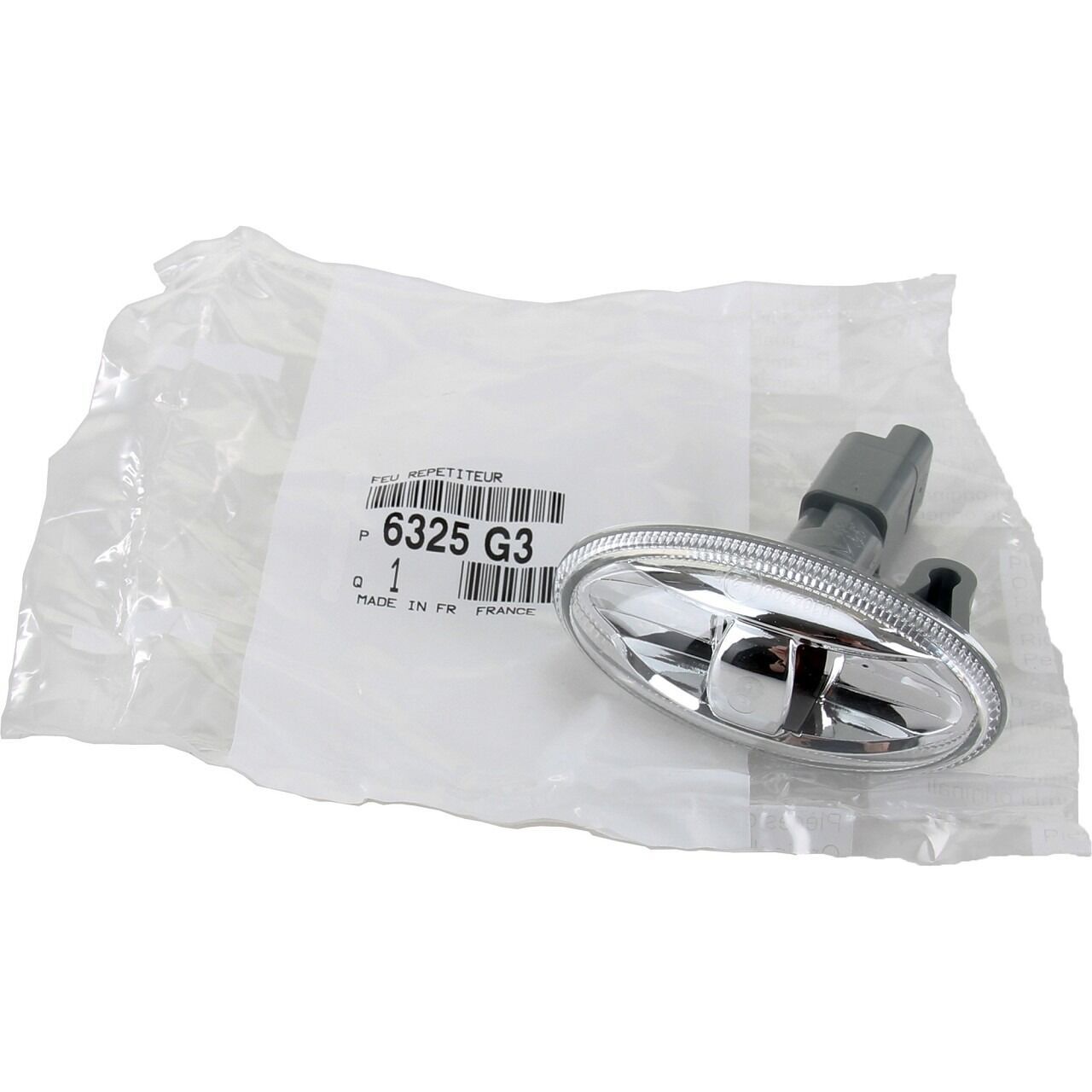 Çamurluk Sinyali Yan Sınyalı 107/206/407/partner Ym Şeffaf Camurluk Sınyal Lambası Sol Sag Peugeot 307 05 Partner 08 C 5 04 (6325.G3) (,03649980,6325G3)