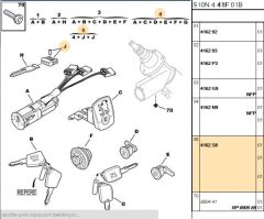 Kilit Takımı Kılıt (4162.S8) (,04162.P1)