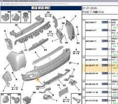Psa Arka Tampon Bandı Alt Eteği