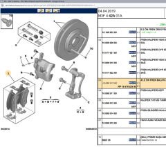 Eurorepar Ön Fren Balatası 1619790580 16197905 1608691380