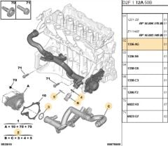 Su Kollektörü Dw6 207/307/308/407/partner Tepe (1336.AG)