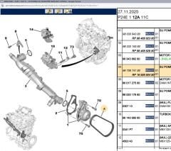 Psa Devirdaim Pompası Kayışı 3639519